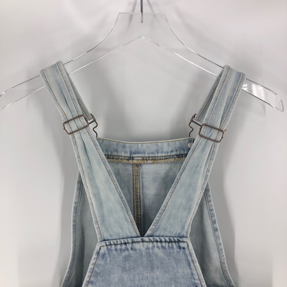 Forever 21 Distressed and Frayed Overalls Dress - Picture 5 of 13